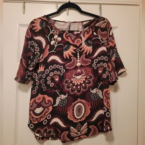 LOFT Floral Patterned Women's Top, XS